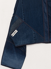 The Kaira Cropped Denim Jacket - Medium