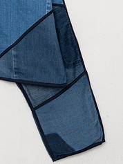 The Kaira Cropped Denim Jacket - Medium