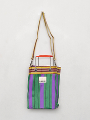 The Goa Mini Market Recycled Nylon Tote Bag - Grape Verde