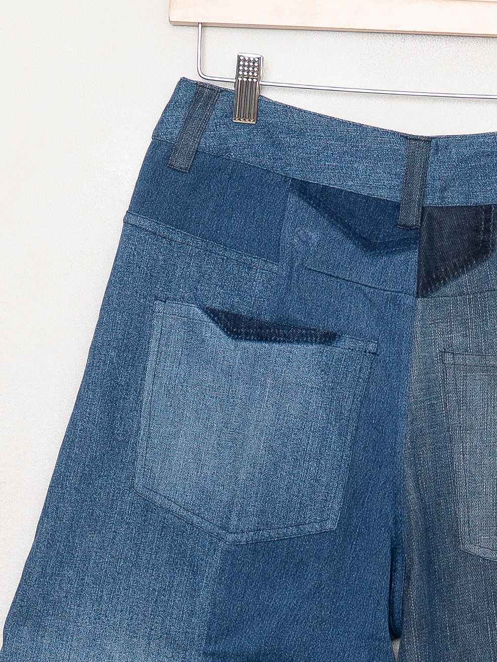 The Bindu Denim Bermuda Culotte Pant - Small