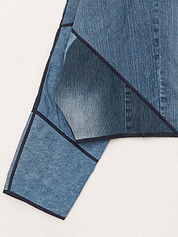 The Kaira Cropped Denim Jacket - Small