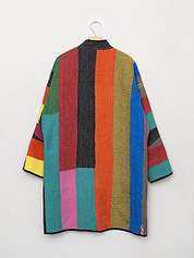 The Sai Quilted Patchwork Kantha Coat