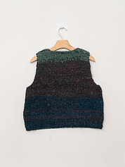 The Vishnu Knitted Vest - Small - Recycled Silk