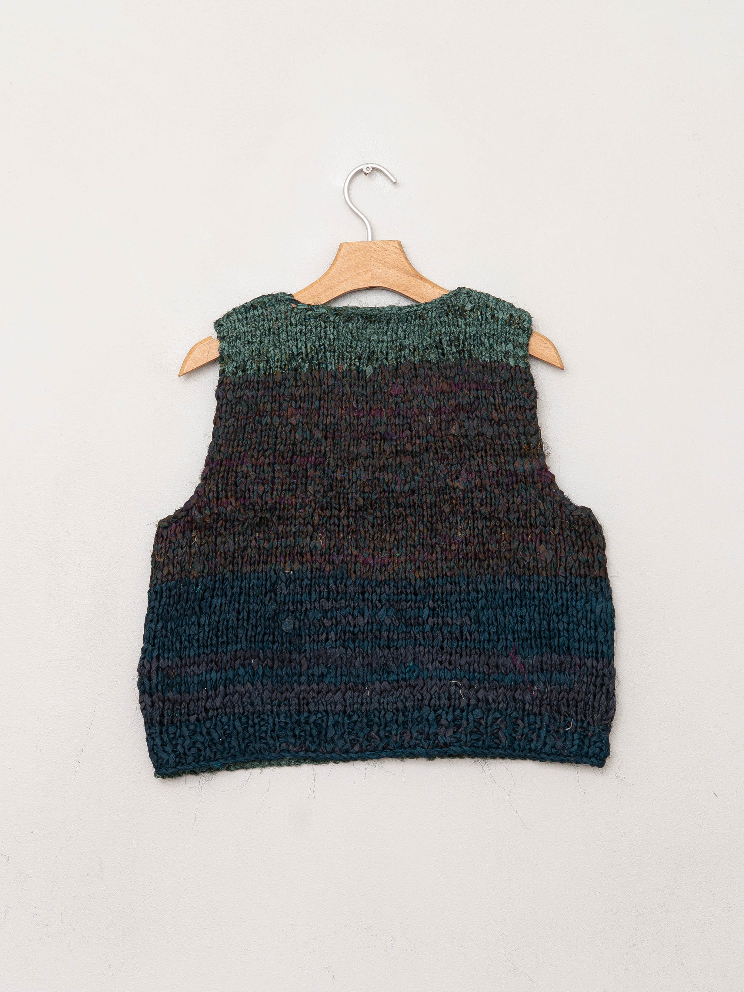 The Vishnu Knitted Vest - Small - Recycled Silk