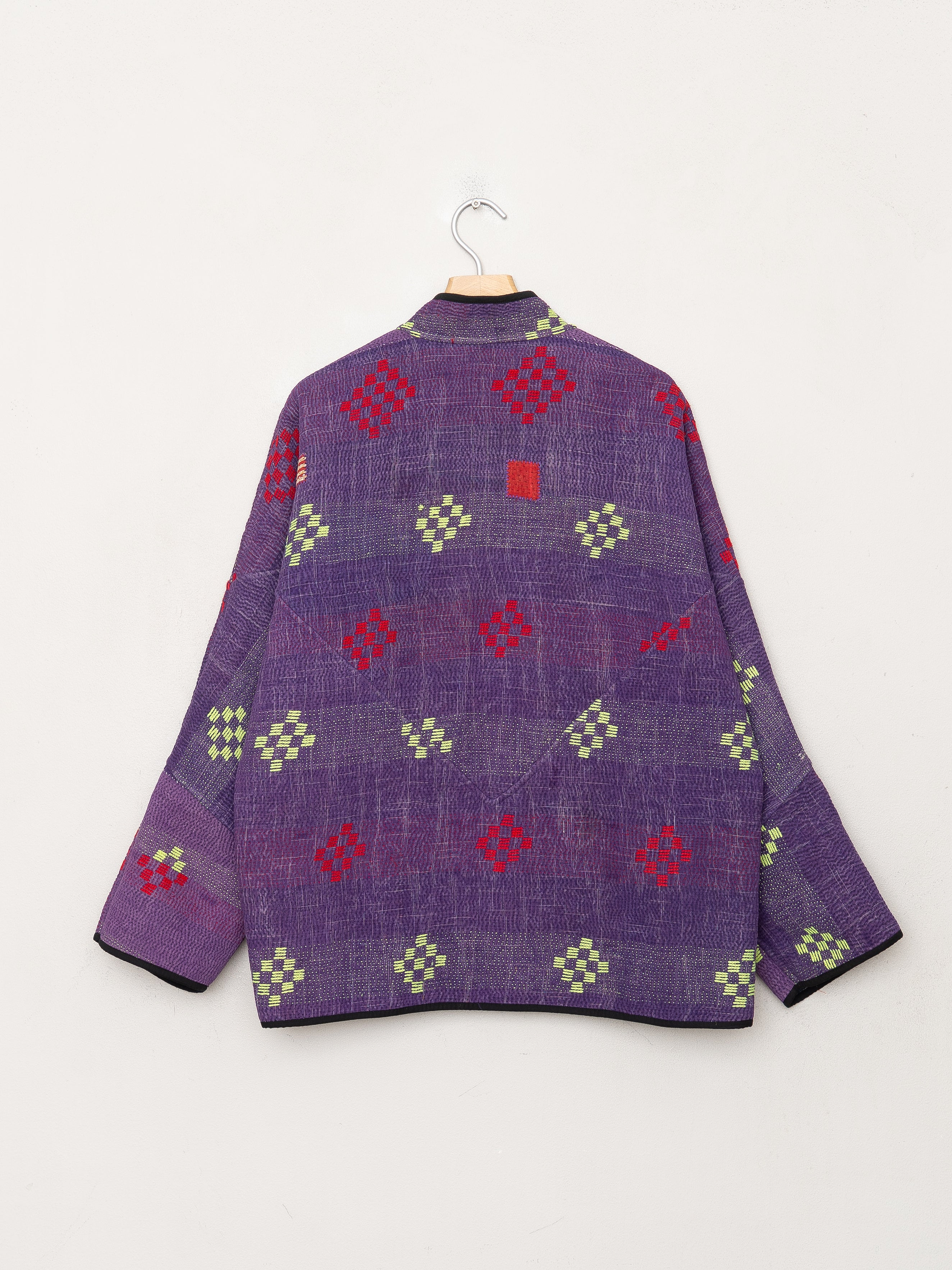 The Ladhiya Quilted Patchwork Kantha Jacket