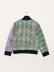 The Veda Quilted One-of-a-Kind Bomber Jacket - Small