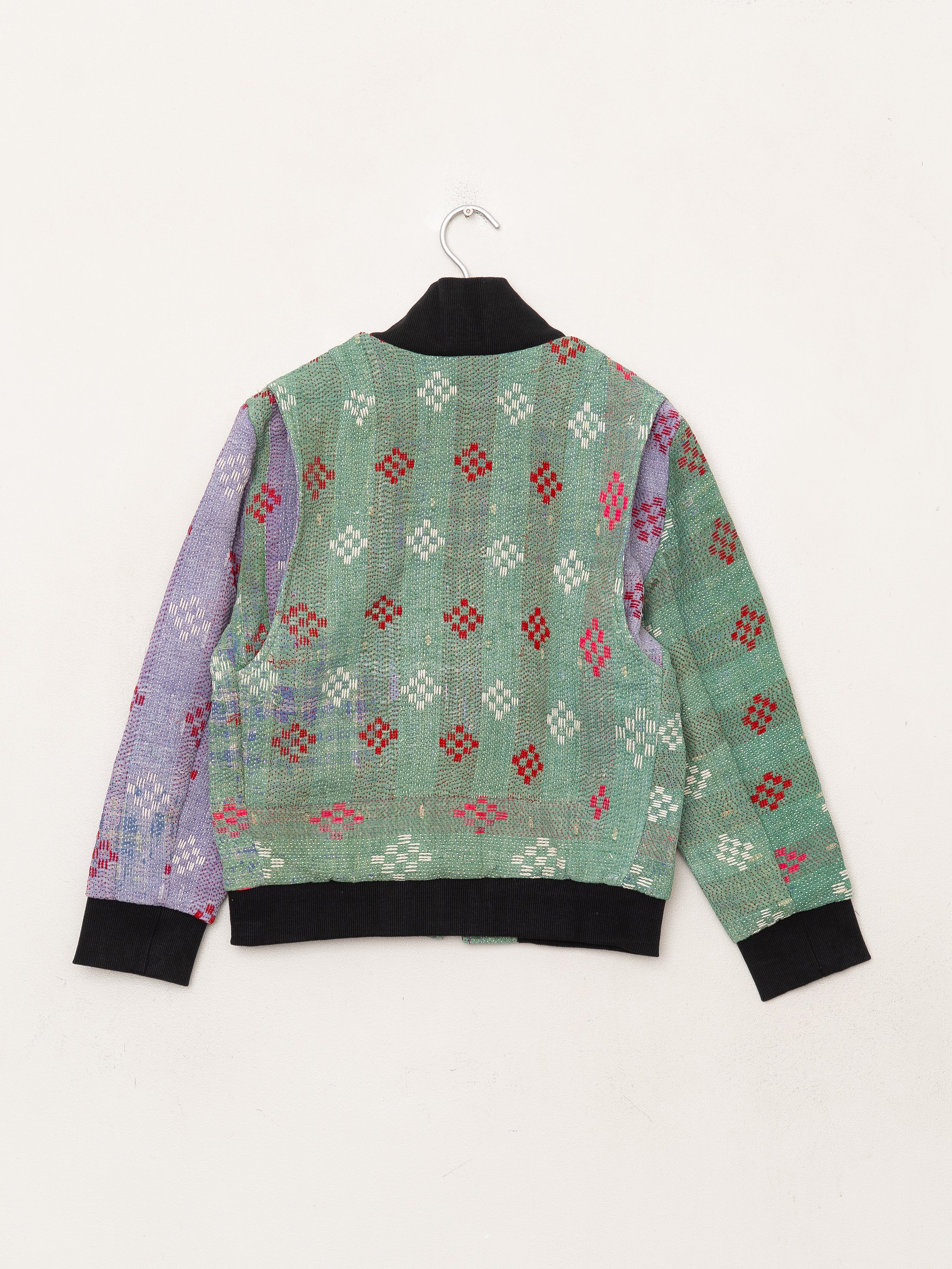 The Veda Quilted One-of-a-Kind Bomber Jacket - Small