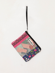 The Biju Vintage Kantha Quilted Zipper Pouch