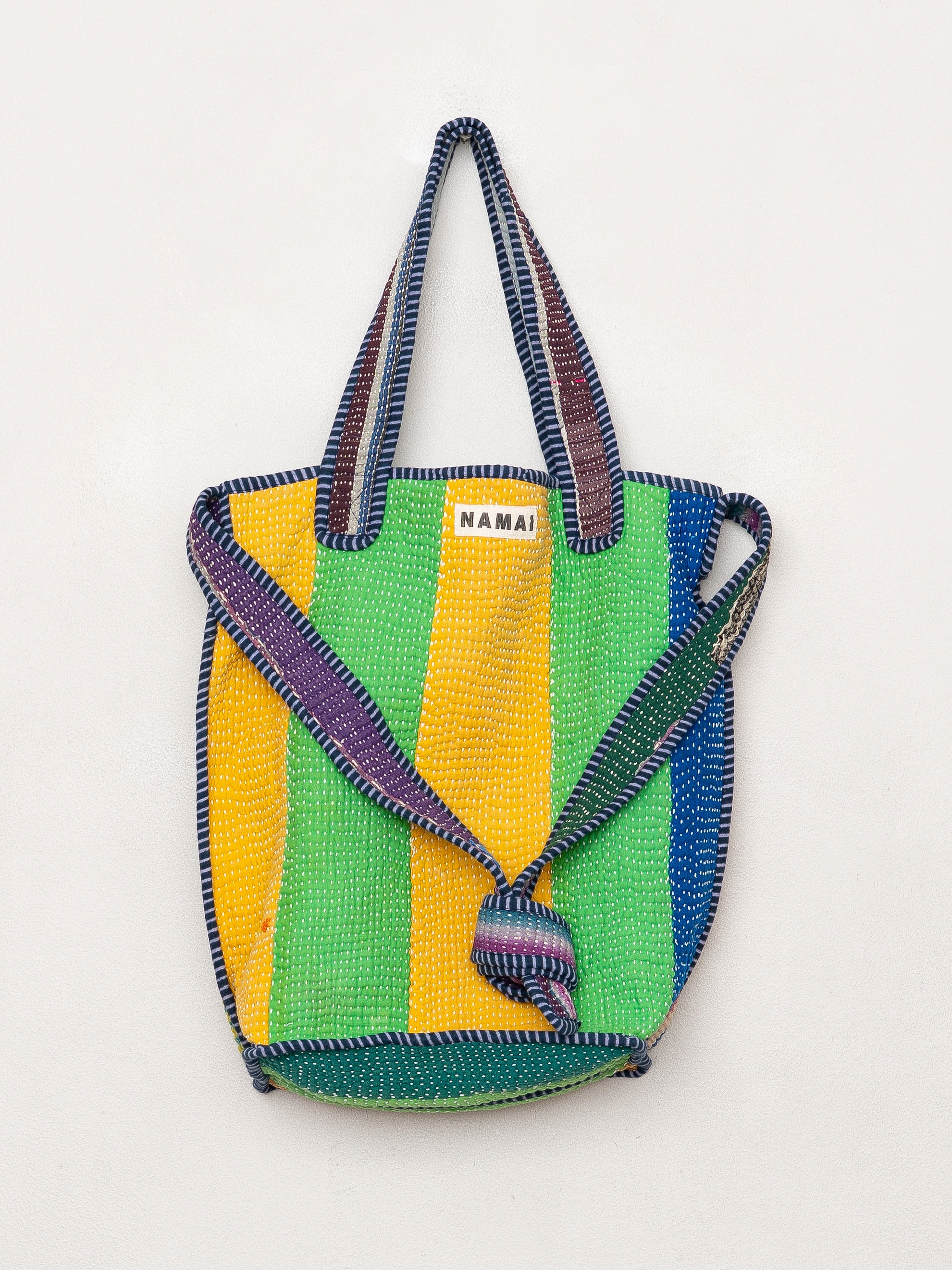 The Xoti II Zero-Waste Quilted Kantha Bag