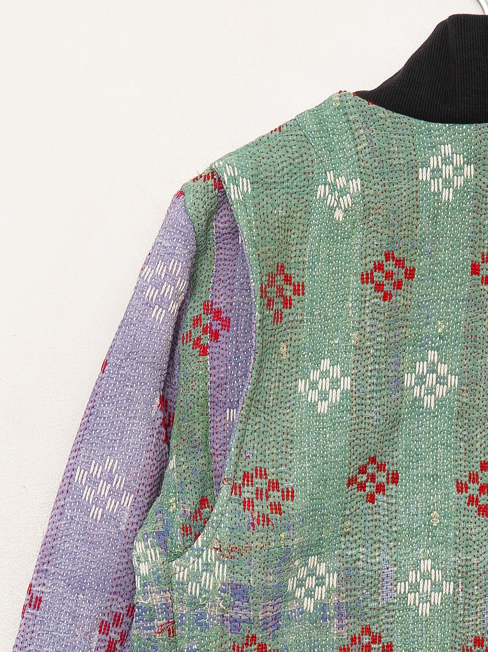 The Veda Quilted One-of-a-Kind Bomber Jacket - Small
