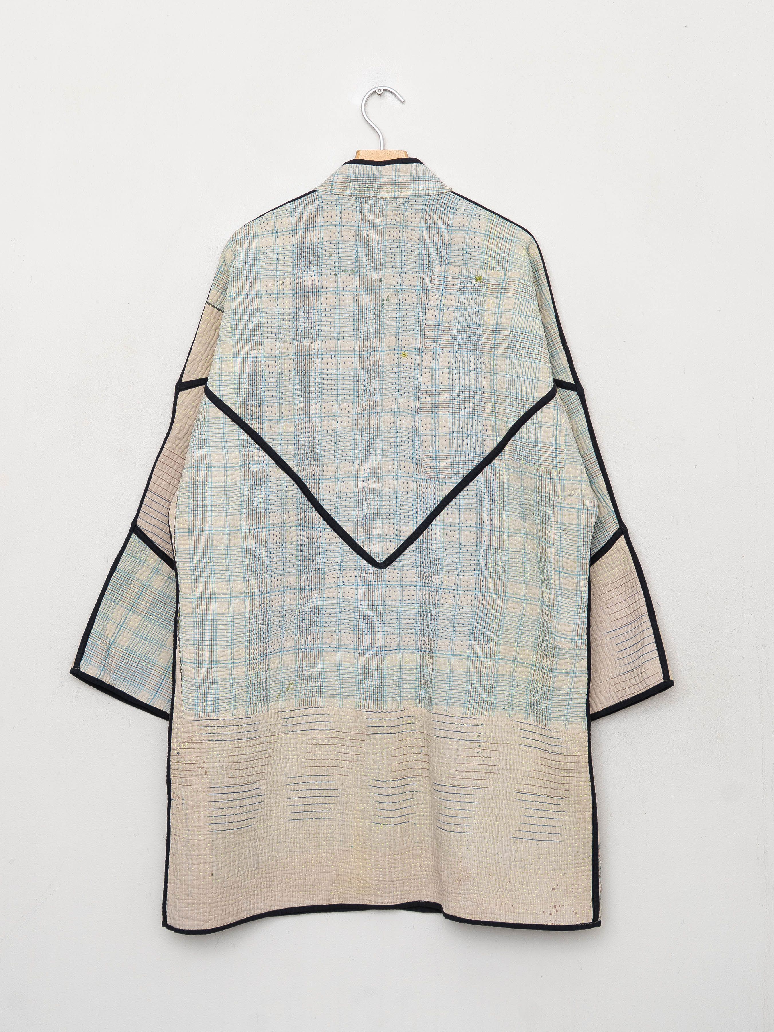 The Sai Quilted Patchwork Kantha Coat