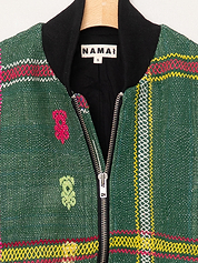 The Veda Quilted One-of-a-Kind Bomber Jacket - Small