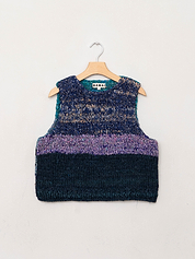 The Vishnu Knitted Vest - Small - Recycled Silk