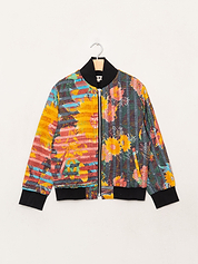 The Veda Quilted One-of-a-Kind Bomber Jacket - Small