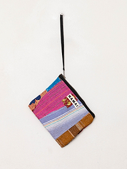The Biju Vintage Kantha Quilted Zipper Pouch