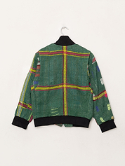 The Veda Quilted One-of-a-Kind Bomber Jacket - Small