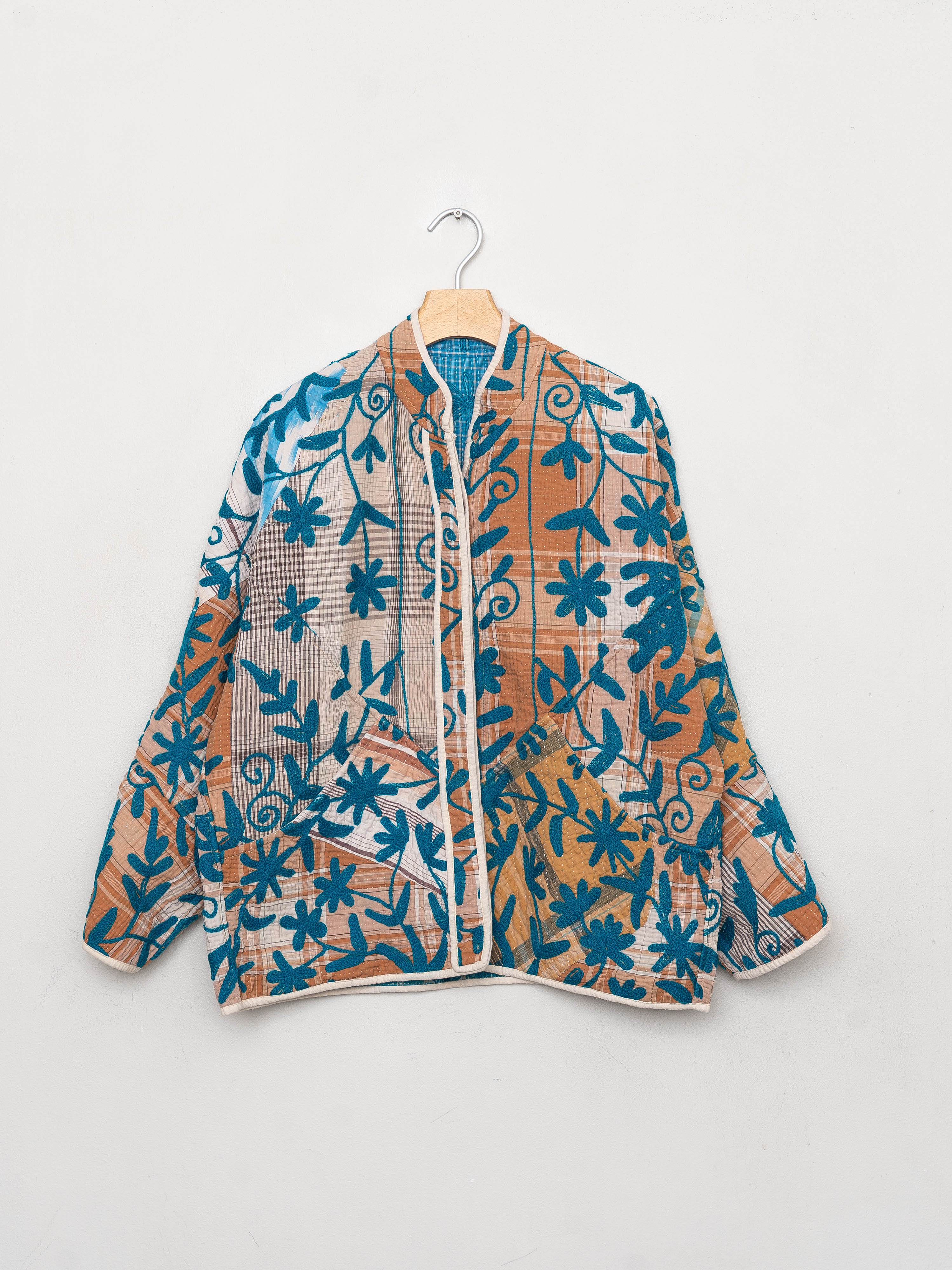 The Ladhiya Suzani Quilted Kantha Jacket