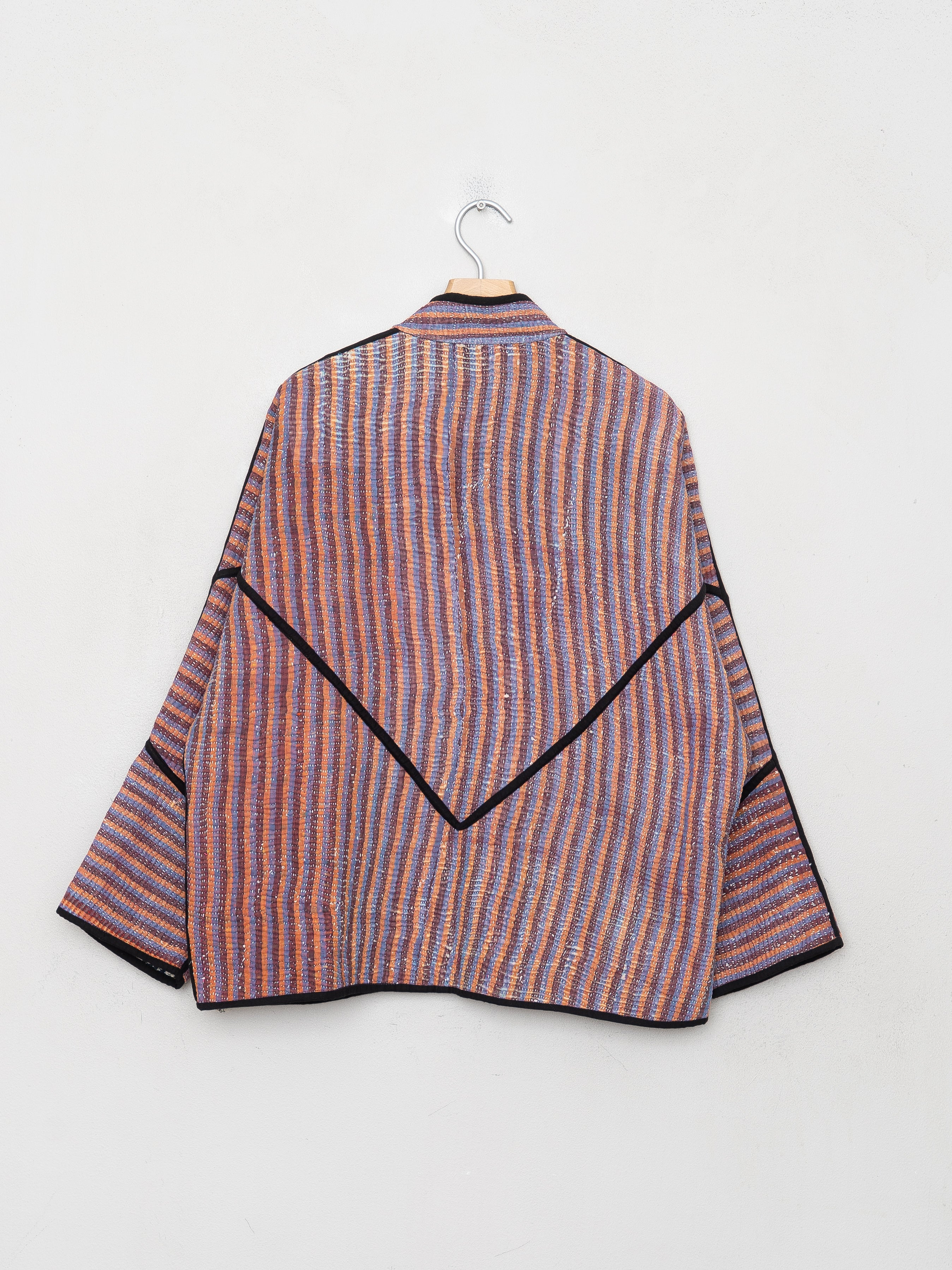 The Ladhiya Quilted Patchwork Kantha Jacket