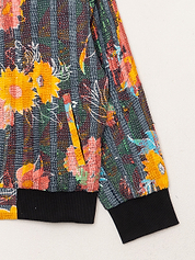 The Veda Quilted One-of-a-Kind Bomber Jacket - Small