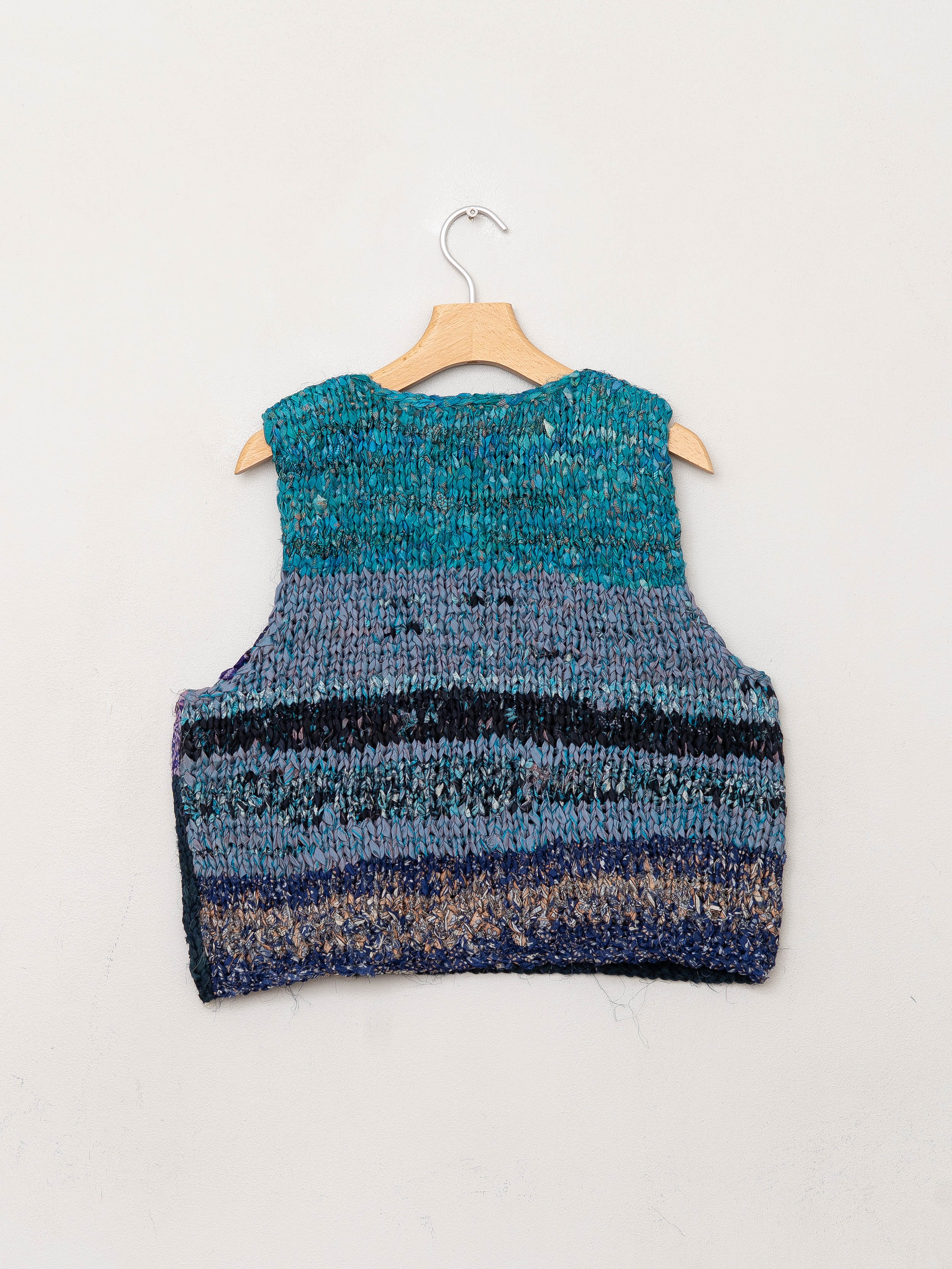 The Vishnu Knitted Vest - Small - Recycled Silk