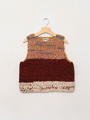 The Vishnu Knitted Vest - Small - Recycled Silk