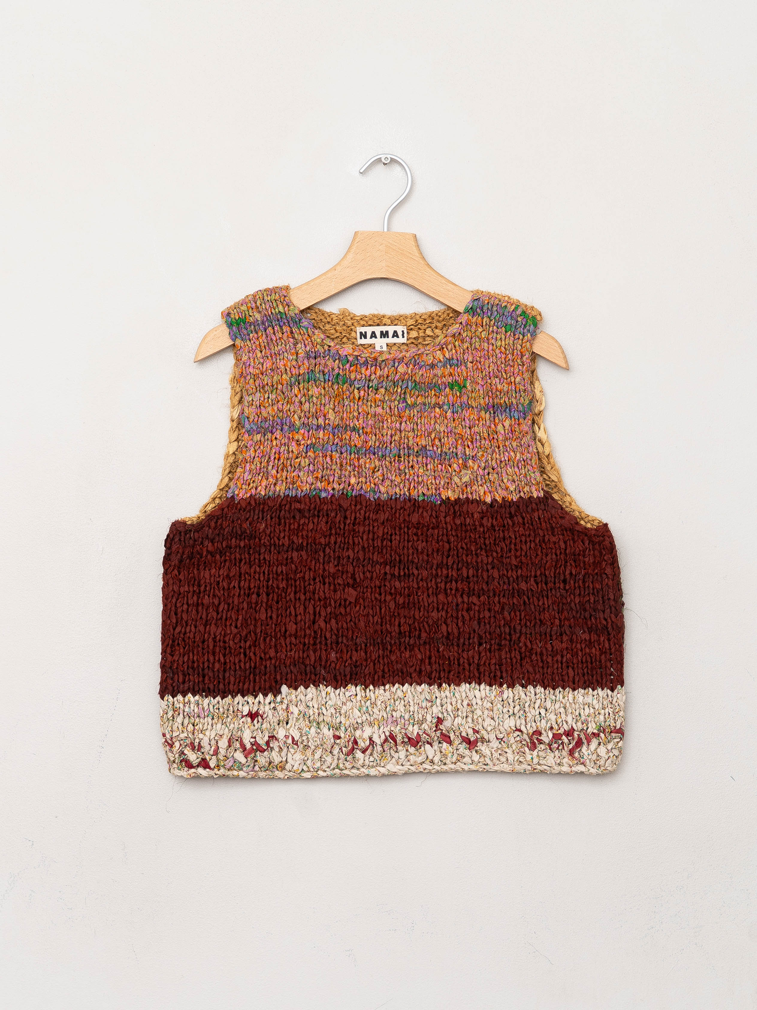 The Vishnu Knitted Vest - Small - Recycled Silk