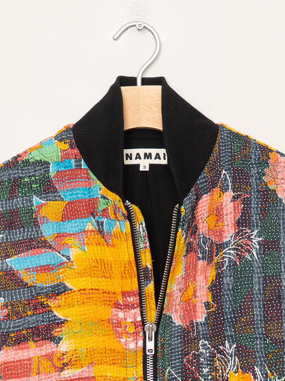 The Veda Quilted One-of-a-Kind Bomber Jacket - Small
