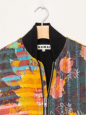 The Veda Quilted One-of-a-Kind Bomber Jacket - Small