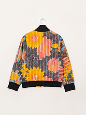 The Veda Quilted One-of-a-Kind Bomber Jacket - Small