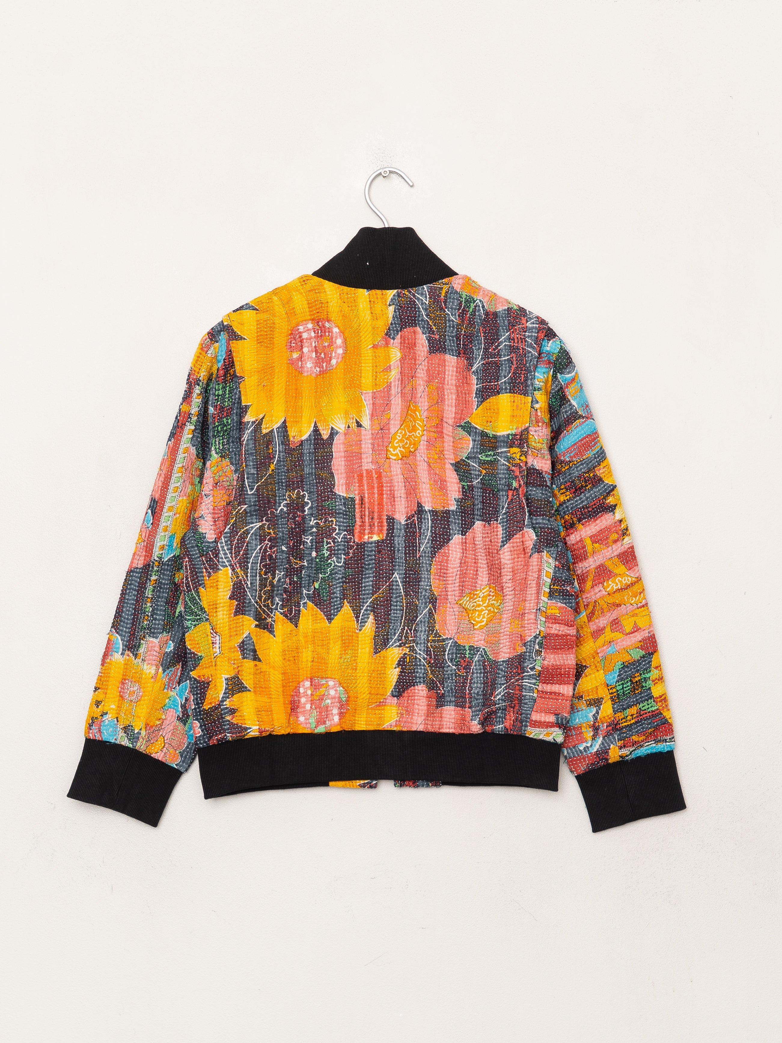 The Veda Quilted One-of-a-Kind Bomber Jacket - Small