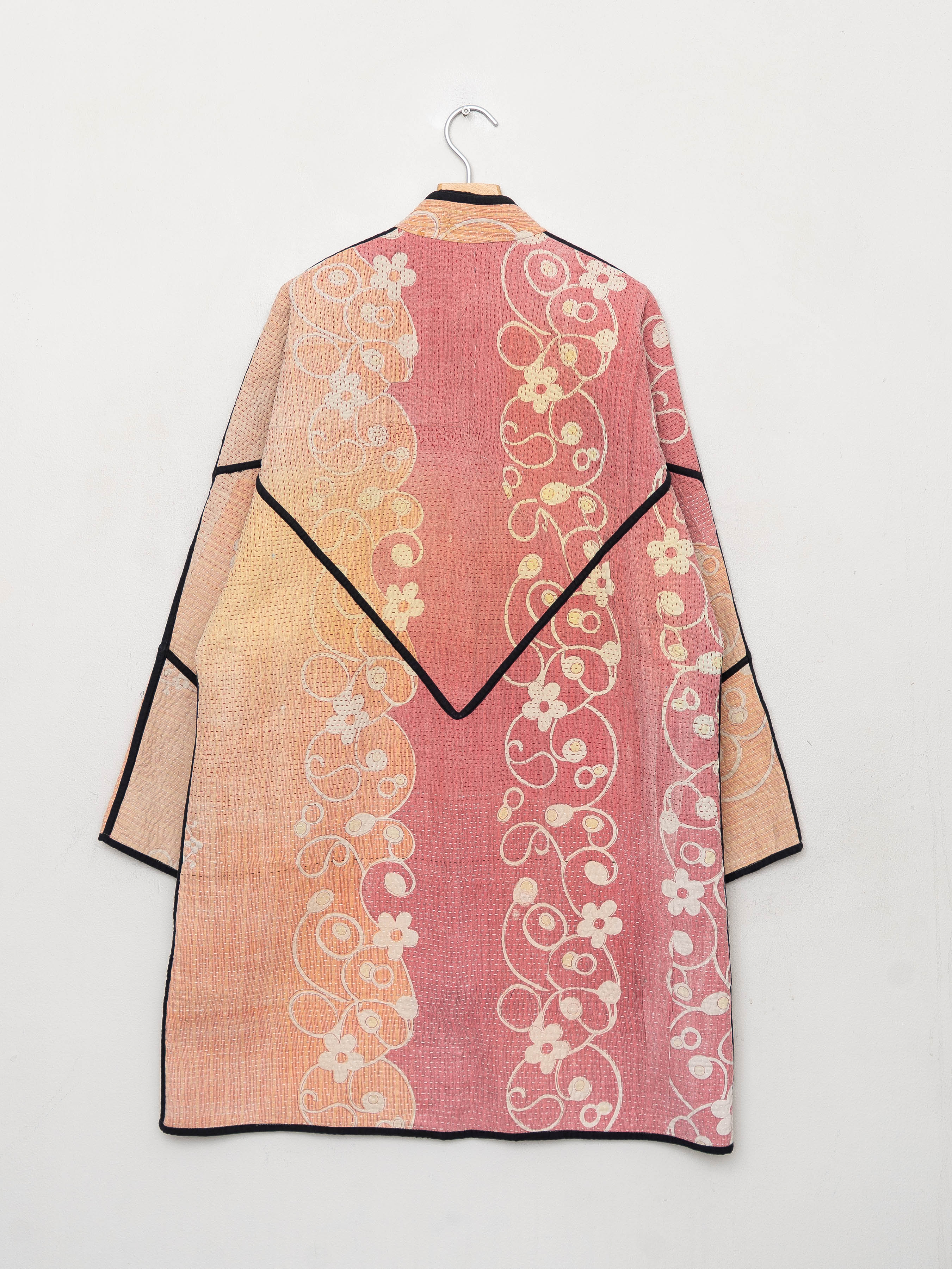 The Sai Quilted Patchwork Kantha Coat