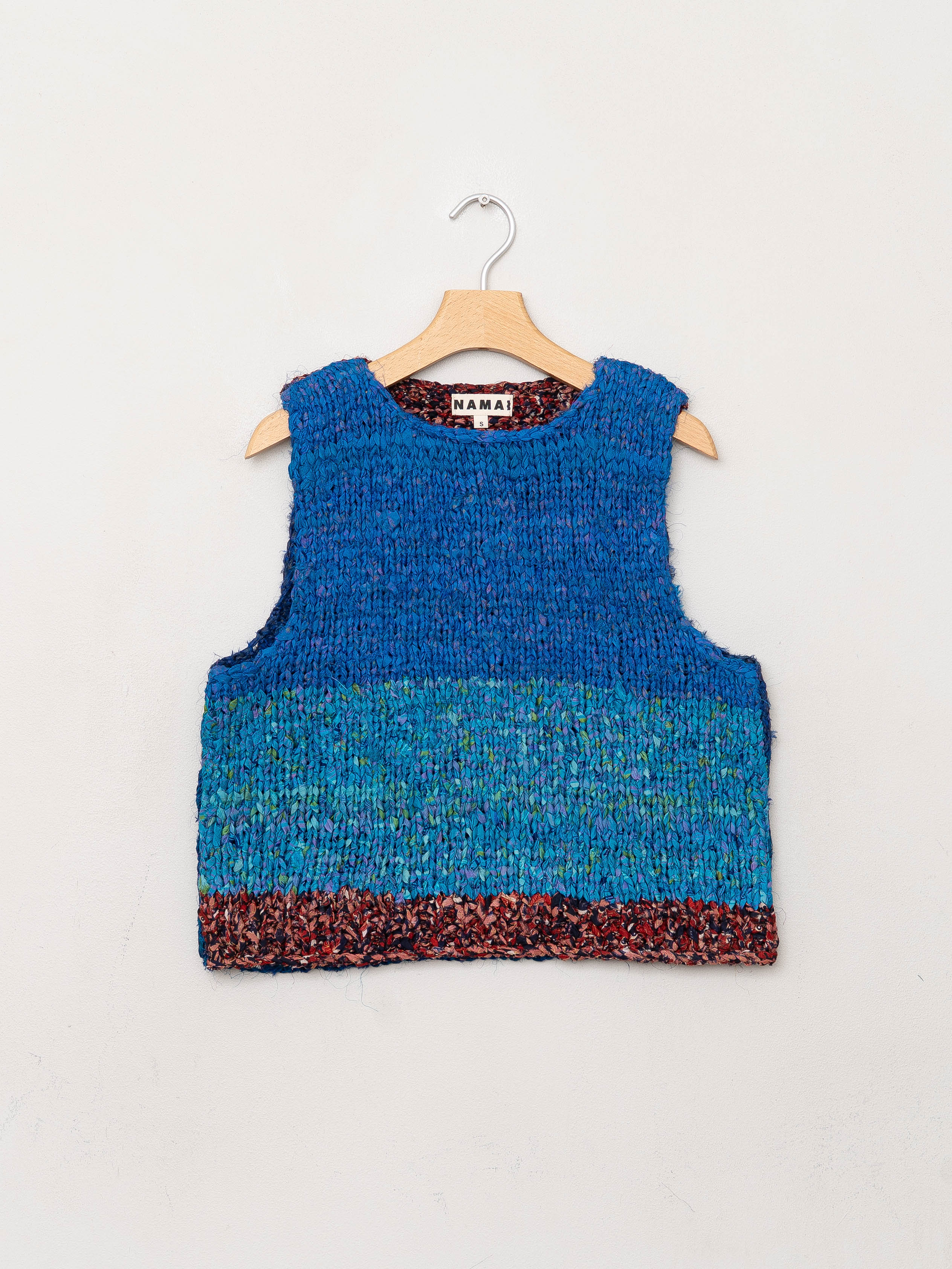 The Vishnu Knitted Vest - Small - Recycled Silk