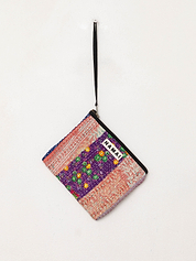 The Biju Vintage Kantha Quilted Zipper Pouch