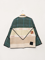 The Ladhiya Quilted Patchwork Kantha Jacket