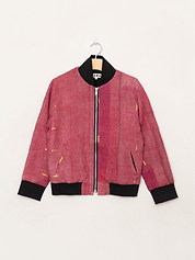 The Veda Quilted One-of-a-Kind Bomber Jacket - Small