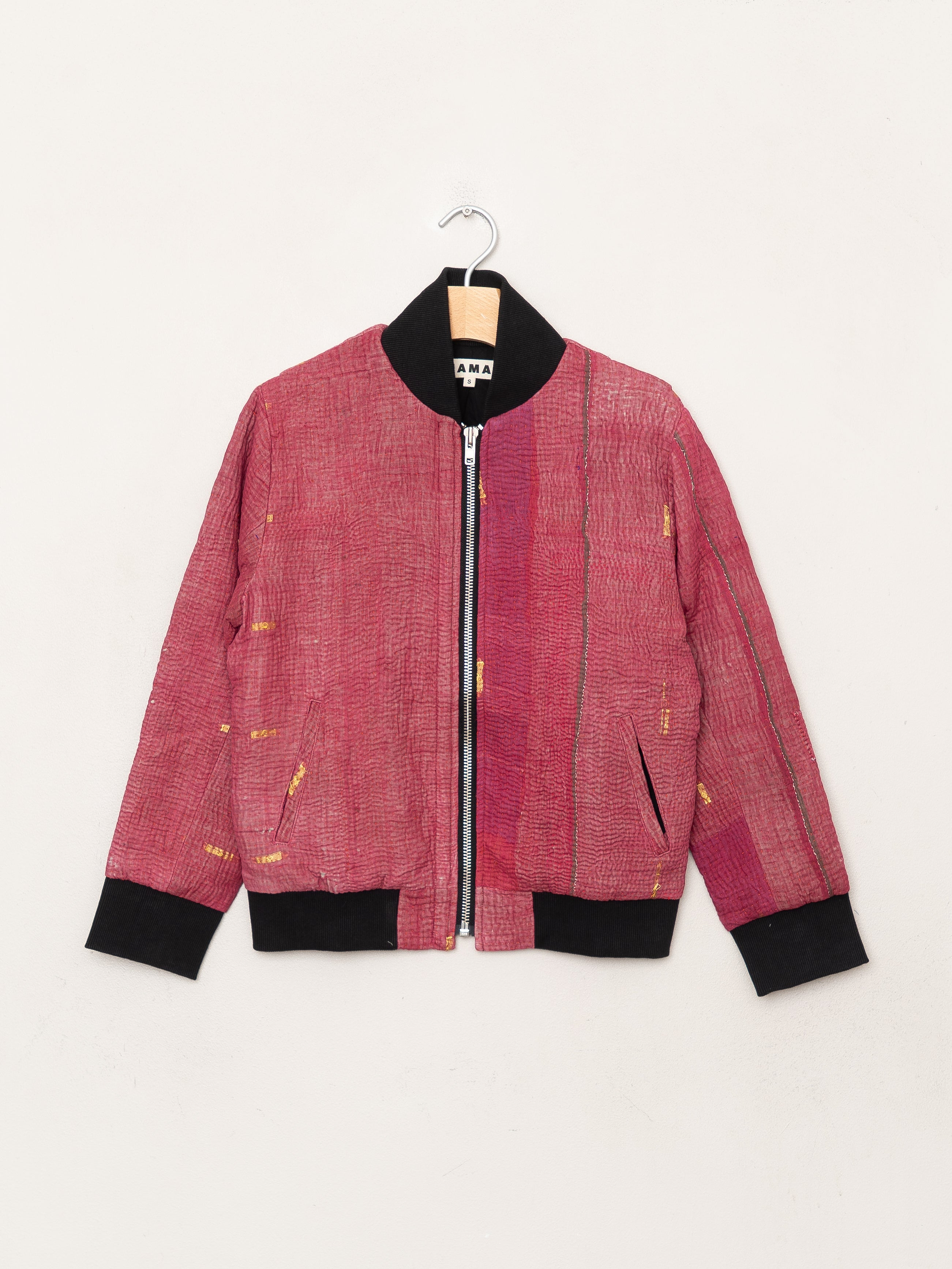 The Veda Quilted One-of-a-Kind Bomber Jacket - Small