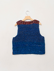 The Vishnu Knitted Vest - Small - Recycled Silk