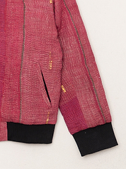 The Veda Quilted One-of-a-Kind Bomber Jacket - Small