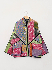 The Ladhiya Quilted Patchwork Kantha Jacket Wholesale