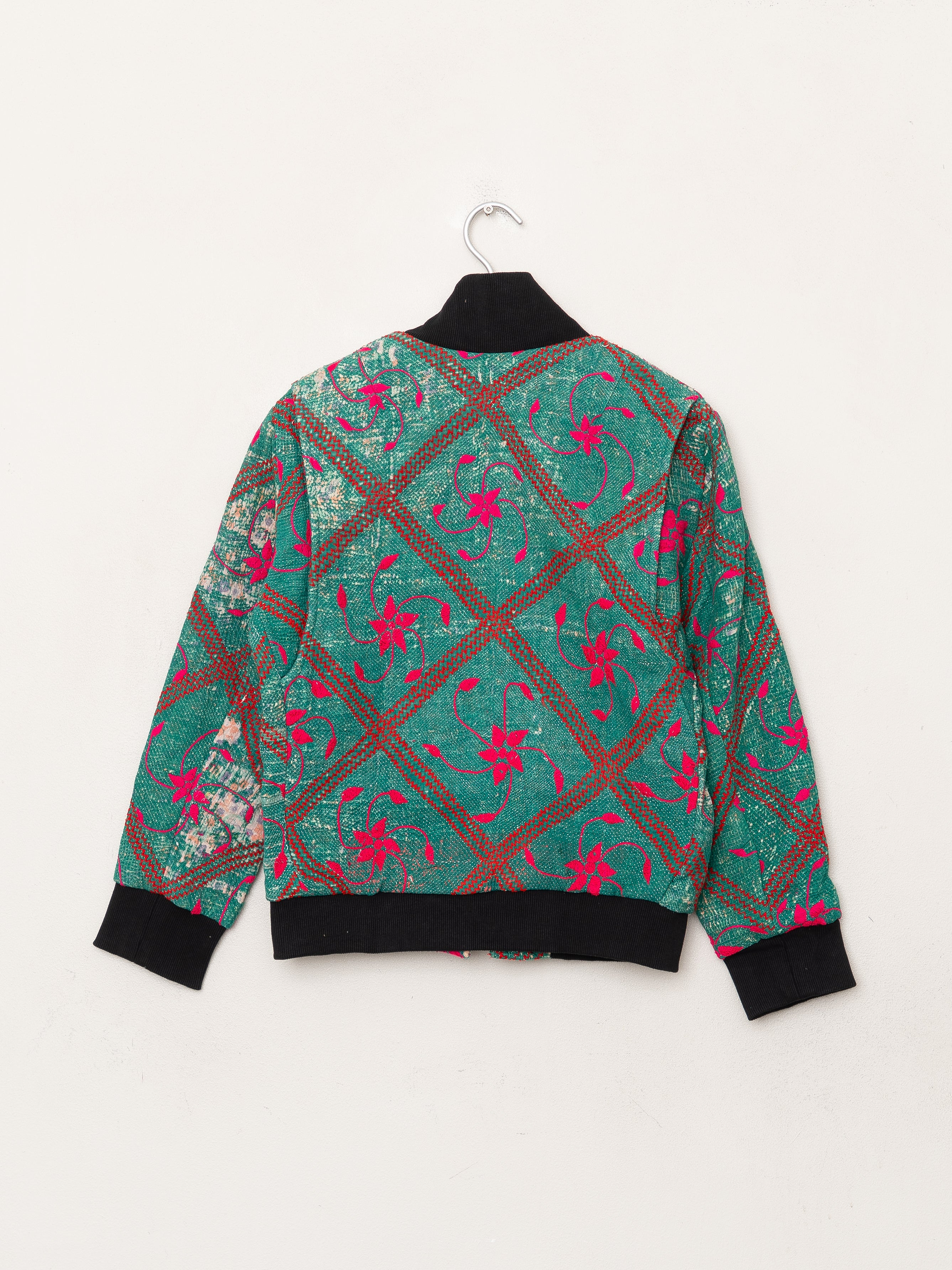 The Veda Quilted One-of-a-Kind Bomber Jacket - Small