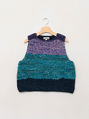 The Vishnu Knitted Vest - Small - Recycled Silk