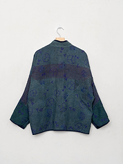 The Ladhiya Quilted Suzani Kantha Jacket