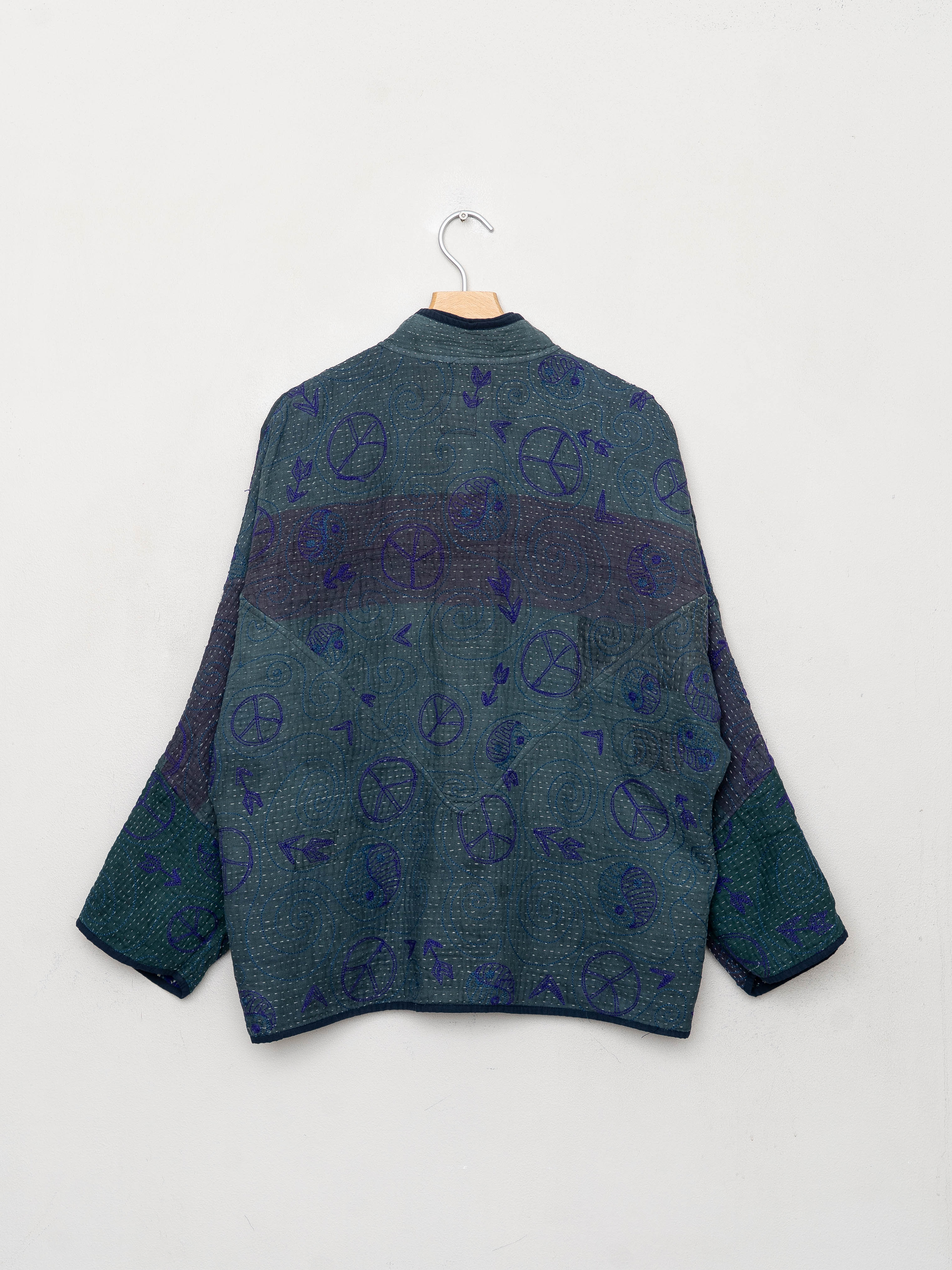 The Ladhiya Quilted Suzani Kantha Jacket