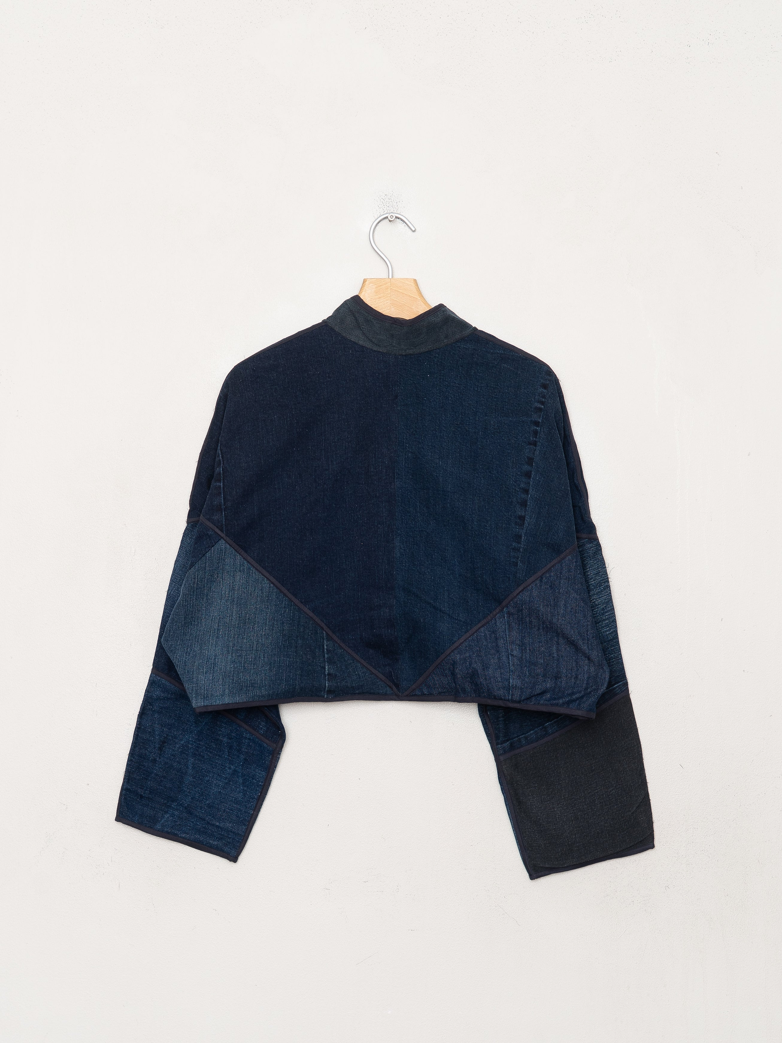 The Kaira Cropped Denim Jacket - Medium