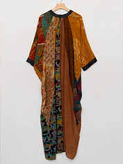 The Simmy Long Dress  - One Size - Upcycled Silk