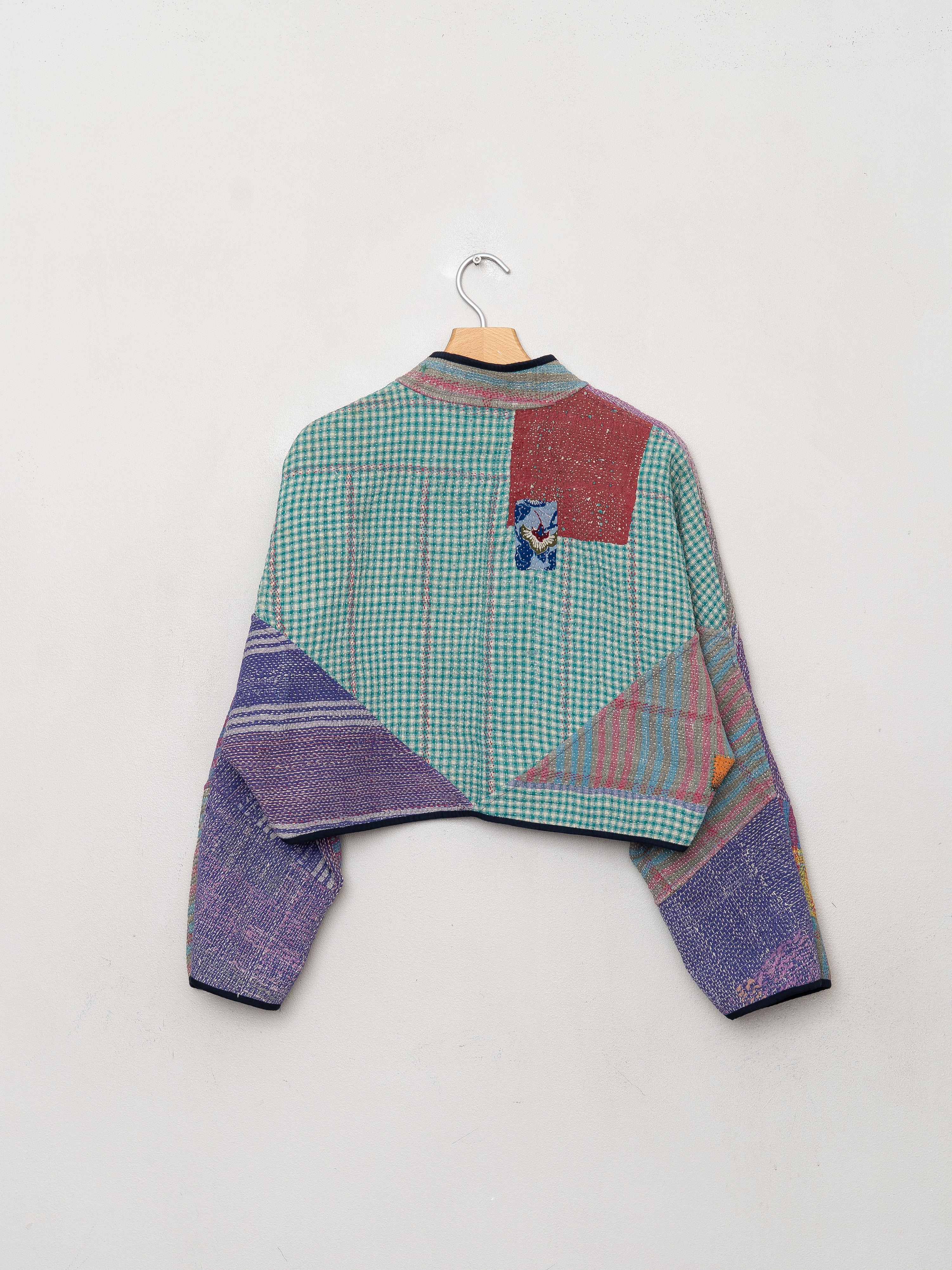 The Kaira Cropped Quilted Patchwork Kantha Jacket Wholesale