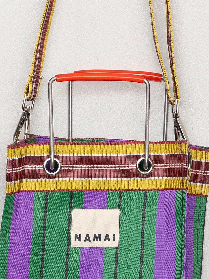 The Goa Mini Market Recycled Nylon Tote Bag - Grape Verde