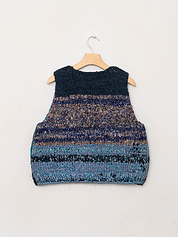 The Vishnu Knitted Vest - Small - Recycled Silk