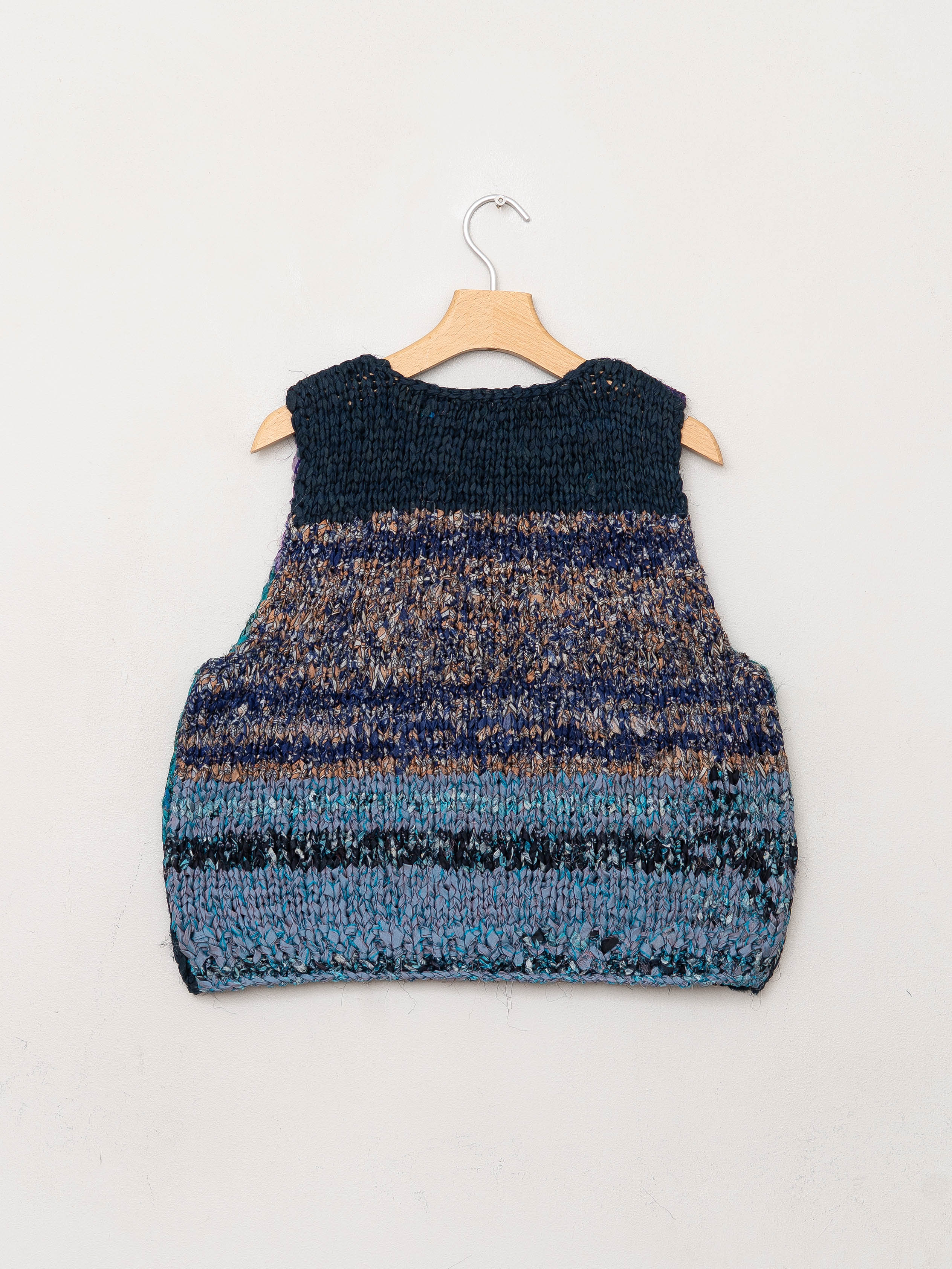 The Vishnu Knitted Vest - Small - Recycled Silk