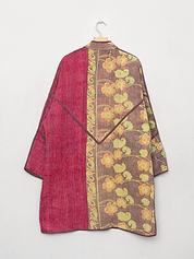 The Sai Quilted Patchwork Kantha Coat